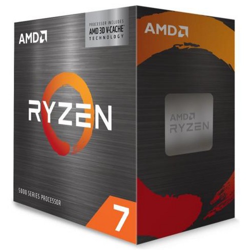 AMD Ryzen 7 5800X3D 8-core 16-thread Desktop Processor - 8 core and 16 threads - 3.4 GHz- 4.5 GHz CPU Speed - 96MB Total Cache - PCIe 4.0 Ready - image 1 of 4