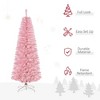 Aghana Digitals 6ft Pink Pencil Artificial Christmas Tree with 618 Realistic Branch Tips, - 3 of 4