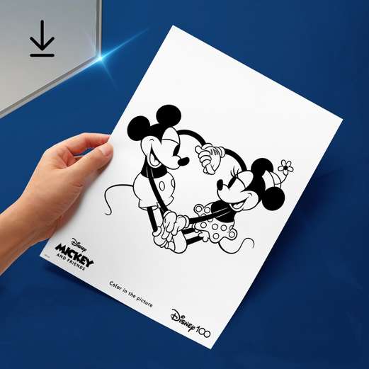 Mickey & Friends Coloring Page 2