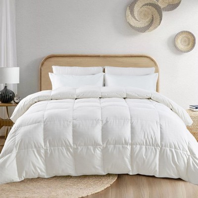 Peace Nest 300TC Cotton Goose Feather and Down Comforter, from Lightweight to Heavy Weight