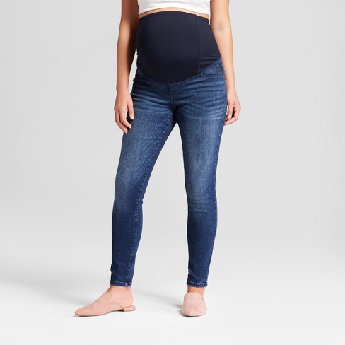 Over Belly Skinny Maternity Jeans - Isabel Maternity by Ingrid & Isabel™ - image 1 of 4