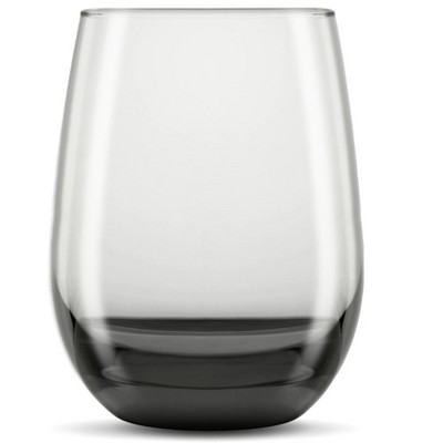 Libbey Classic Smoke Stemless Wine Glasses, Set of 6