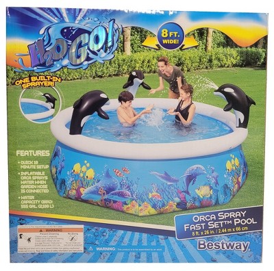 8ft easy hot sale set pool