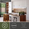 VAXCEL Beloit Farmhouse Kitchen Island Pendant Ceiling Light Clear Glass - 3 of 4