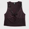 Women's Tie-Front Lace Tank Top - Wild Fable™ - 4 of 4
