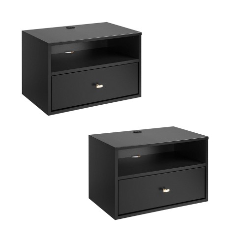 Sonoma 2-drawer Nightstand Black - Prepac : Target