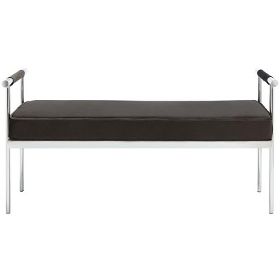Pim Long Rectangle Bench W/ Arms  - Safavieh