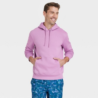 Buy SHOWOFF Men's Hooded Neck Magenta Solid Sweatshirt-MSK-1273_Magenta_M  at