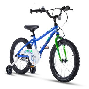 RoyalBaby Chipmunk Kids Bike with Dual Handbrake, Training Wheels & Bell for Boys and Girls - 1 of 4