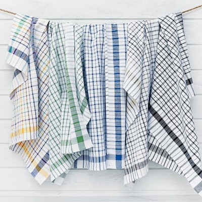 Multicolor Cotton Plaid Kitchen Towel Set