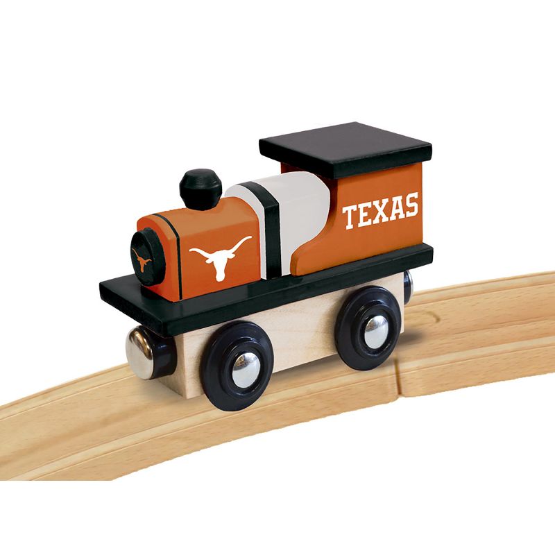 MasterPieces Officially Licensed NCAA Texas Longhorns Wooden Toy Train Engine For Kids, 5 of 6