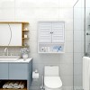 Costway Bathroom Wall Storage Cabinet Double Doors Shelves Kitchen Medicine Organizer - image 3 of 4