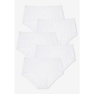 Comfort Choice Full Coverage Stretch Cotton Brief 5-Pack - 1 of 3