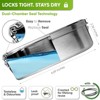 BRINJOY Stainless Steel Bento Box for Adults - Leak-Proof Lunch Box with 3 Compartments, Dishwasher Safe, Eco-Friendly (Free Seal Included) - 2 of 4