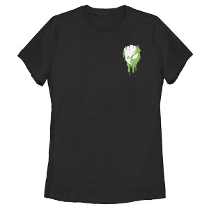 Women's Marvel Groot Venom Badge T-Shirt - 1 of 3