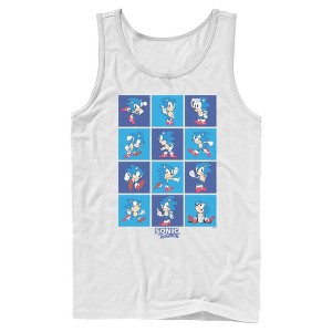 Mens Sonic the Hedgehog Classic Poses Tank Top - 1 of 4