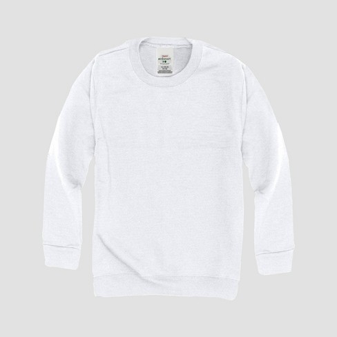 Crew neck sweater clearance white