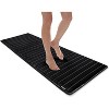 24"x58" SoftLux Sheer Striped with GripTex Skid Resistant Base Bath Runner - Microdry - 2 of 4