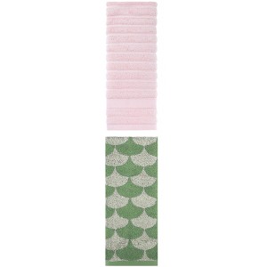 REGALWOVEN Cotton Hand Towels for Bathroom Hand Face Gym Spa 14" x 30"/13" x 29" 2 Pcs - 1 of 4