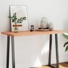 vidaXL Table Top, Light Brown 47.2"x23.6"x(0.8"-1.6") Treated Solid Wood Live Edge - 2 of 4