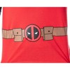 Marvel Men's Deadpool Superhero Costume Raglan Top And Pants Pajama Set Deadpool - 3 of 4