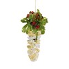 Ganz 4.0 Inch Cardinal Wreath Ornament Kissing Krystals Mistletoe Tree Ornaments - 3 of 3