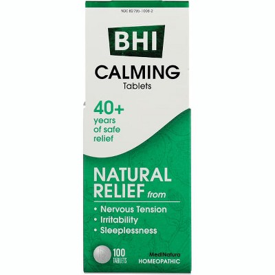MediNatura Bhi Calming Tablets 100 Tablets.