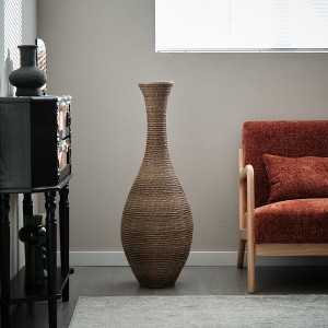 NicBex Designer Floor Vases,  Artificial Rattan High Flower Stand,  Large Elegant Standing Vase for Living Room Hallway Bedroom - 1 of 4