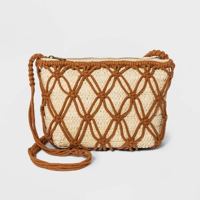 Photo 1 of  Straw Crossbody Bag - Universal Thread