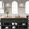 River of Goods Clemence 1-Light Brass Pendant Light with Glass and Metal Shade: UL Listed, Adjustable Height - 3 of 4