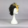 Unique Bargains Women's Wigs 12" Black Blonde with Wig Cap Anime Cosplay Wig - 3 of 4