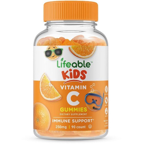 Lifeable Vitamin C For Kids, For Immune Support, Vegan, 90 Gummies : Target