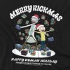 Men's Rick And Morty Christmas Merry Rickmas Dark Crewneck Sweatshirt - 2 of 4