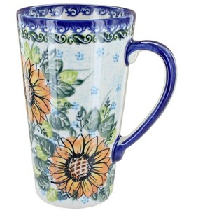 Blue Rose Polish Pottery 468 Vena Large Coffee Mug - 1 of 1