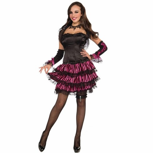 M-XL Burlesque Costume Saloon Girl Fancy Dress Women Fancy Dress Costume  Girl Dance Outfit Top