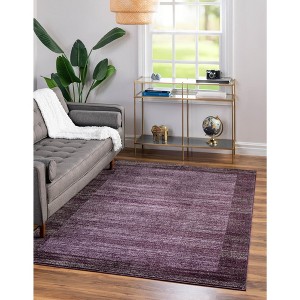 Unique Loom Del Mar Abigail Solid Indoor Woven Area Rug - 1 of 4
