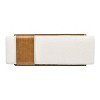 NicBex Ottoman Bench Modern Boucle Entryway Bench with Sliding Shelf and Wooden Legs for Living Room, Bedroom, Entryway - 2 of 4