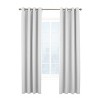 1pc 52"x84" Blackout Kona Curtain Panel White - Thermaplus: Modern Energy Efficient, Thermal Insulated, Noise Reduction - 3 of 4