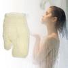 Unique Bargains Bathroom Jute Shower Gloves 9.37"x6.89" Beige 1 Pc - 2 of 4
