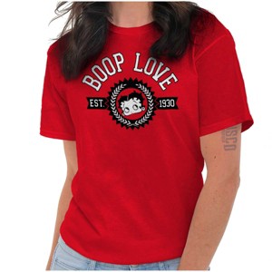 Vintage 1930 Cartoon Betty Boop Love Womens Graphic T Shirt Tees Brisco Brands - 1 of 1