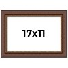 PosterPalooza | Traditional Brown Picture Frame - UV Acrylic, Backing Board, Hanging Hardware Included - 2 of 4