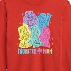 Boys' - Monster High - Pastel Character Group Long Sleeve Graphic T-Shirt - 2 of 4