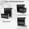 Tool Cart With 7 Organizer Tray Divider Set & Wheels, Large Rolling Tool Box Organizer For Garage, Workshop, Home Crafts - 4 of 4