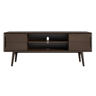 target mid century media console