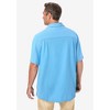 KingSize Men's Big & Tall Gauze Camp Shirt - 3 of 4