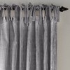 Elrene Korena Rustic Vogue Tie-Top Crushed Velvet Single Window Curtain Panel - Elrene Home Fashions - 2 of 3