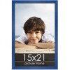 PosterPalooza | Classic Modern Blue Picture Frame - UV Acrylic, Foam Board Backing, Hanging Hardware - 2 of 4