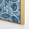 Heather Dutton Arabella Washed Indigo Metal Framed Art Print - Deny Desings - 3 of 3