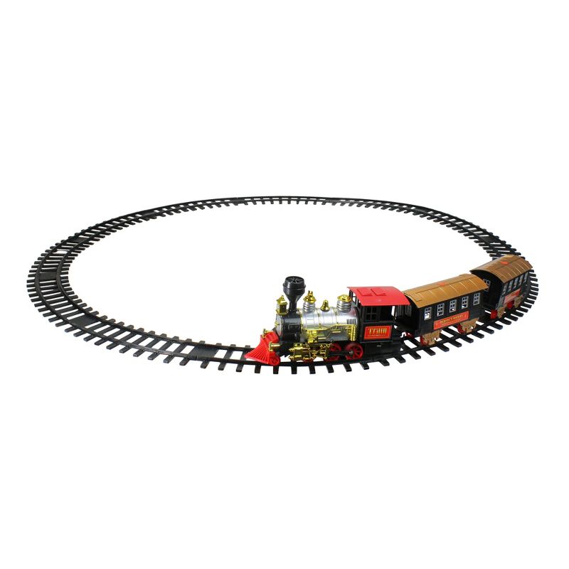 Northlight 17-Piece Battery Operated Lighted & Animated Classics Train Set with Sound, 1 of 3