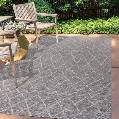 Madaba Moroccan Trellis Indoor/Outdoor Runner Rug - JONATHAN Y